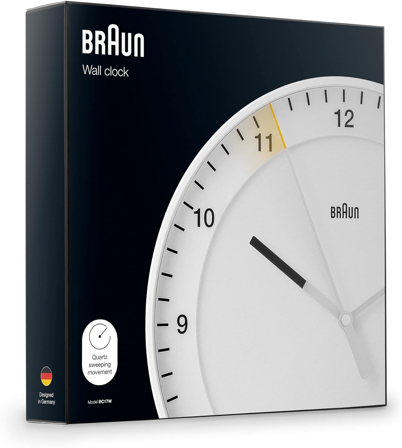 Braun BC17 Classic Large Analogue Wall Clock